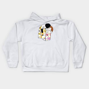 The kiss-Gustav Klimt Kids Hoodie